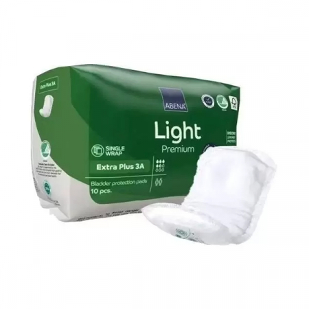 Absorbante incontinenta - Abena Light Premium Extra Plus 3A Absorbante Anatomice Pentru Incontinenta Usoara-Moderata x 10 bc.