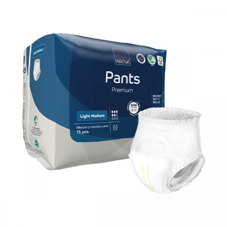 Scutece incontinenta - Abena Pants Premium Light Medium Scutece Tip Chilot Pentru Incontinenta Moderata x 15 bc.