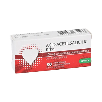 Afectiuni cardiovasculare - Acid Acetilsalicilic 75 mg x 30 cpr.