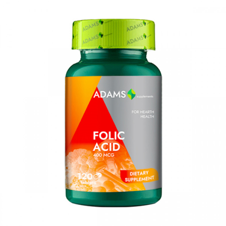 Mama si copilul - Adams Vision Acid Folic 400 mg x 120 tb.
