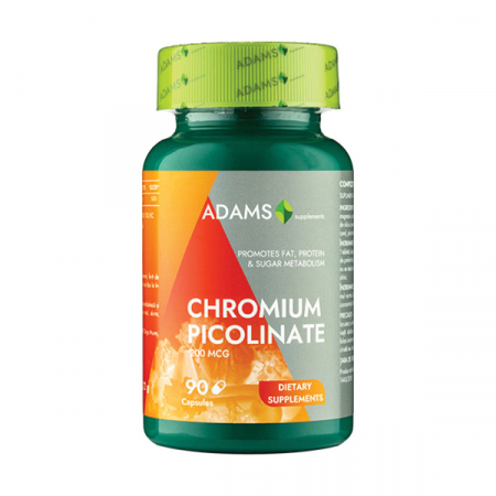 Controlul greutatii - Adams Vision Chromium Picolinate 200 mcg x 90 cps.