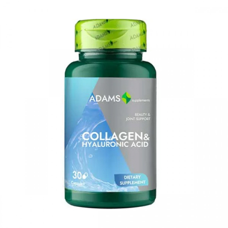 Dieta, nutritie si wellness - Adams Vision Collagen si Acid Hialuronic x 30 cps.