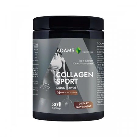 Dieta, nutritie si wellness - Adams Vision Collagen Sport cu MSM Ciocolata x 600 g