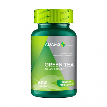 Controlul greutatii - Adams Vision Green Tea 400 mg x 60 cps.
