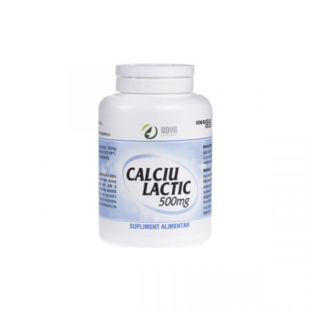 Vitamine si minerale - Adya Calciu Lactic 500 mg x 50 cps.