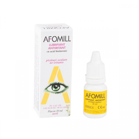 Igiena oculara si ORL - Afomill Lubrifiant Antiiritant Picaturi Oculare x 10 ml