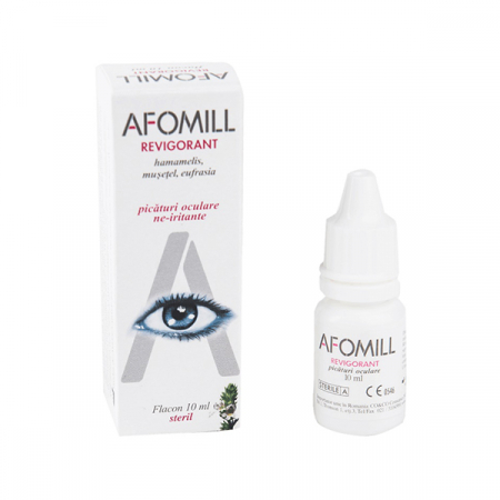 Igiena oculara si ORL - Afomill Revigorant Picaturi Oculare x 10 ml