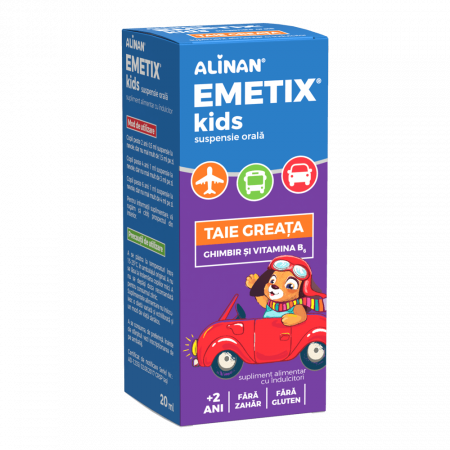 Antivomitive - Alinan Emetix Kids Suspensie Orala x 20 ml