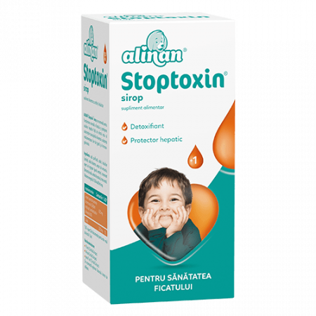 Afectiuni hepato-biliare - Alinan Stoptoxin Hepato Sirop x 150 ml