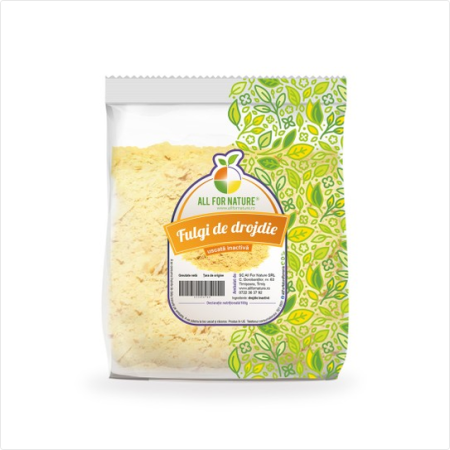 Dieta, nutritie si wellness - All For Nature Fulgi De Drojdie Uscata Inactiva x 100 g