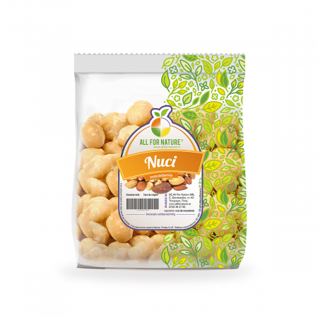 Dieta, nutritie si wellness - All For Nature Nuci De Macadamia x 100 g