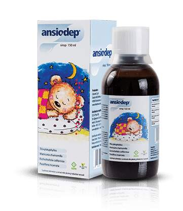 Afectiuni neurovegetative - Ansiodep Sirop Pentru Copii x 150 ml