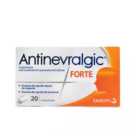 Durere si antiinflamatoare - Antinevralgic Forte x 20 cpr.