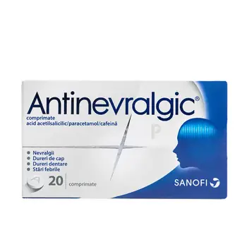 Durere si antiinflamatoare - Antinevralgic P x 20 cpr.