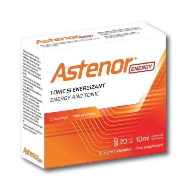 Tonice si energizante - Astenor Energy x 20 fi. x 10 ml sol. orala