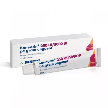 Afectiuni dermatologice - Baneocin Unguent x 20 g