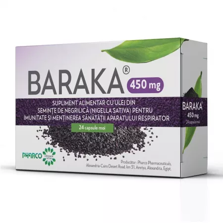 Imunitate - Baraka 450 mg x 24 cps.