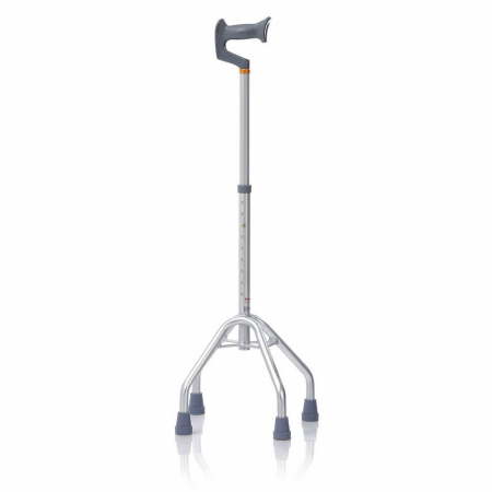 Dispozitive de mers - Baston Ortopedic Cu 4 Picioare Cu Maner Deschis Si Baza Larga - RP723