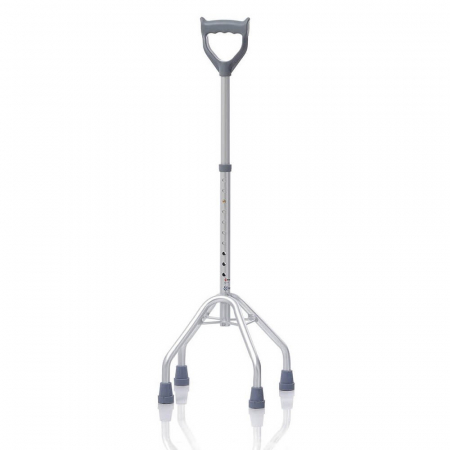 Dispozitive de mers - Baston Ortopedic Cu 4 Picioare Cu Maner Inchis Si Baza Ingusta - RP724
