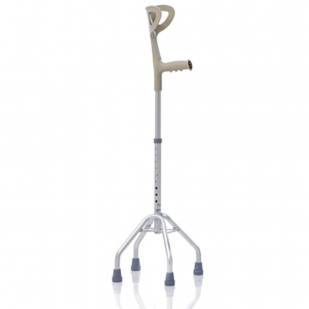 Dispozitive de mers - Baston Ortopedic Cu 4 Picioare Cu Maner Sprijin Pe Cot Si Baza Larga - RP722