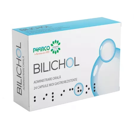 Afectiuni digestive - Bilichol x 24 cps.