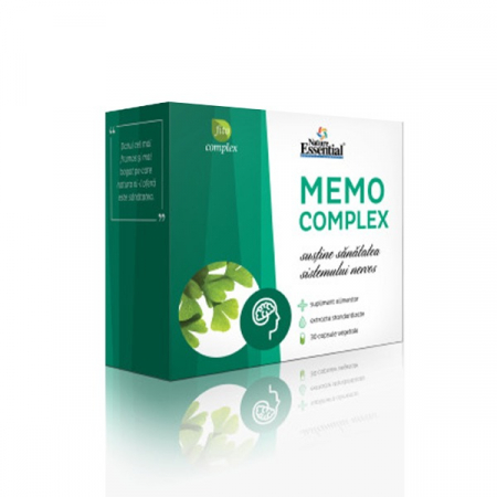 Afectiuni circulatorii - Bio-Dis Memo Complex Ginkgo Biloba 600 mg x 30 cps.