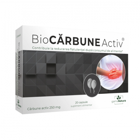 Antiflatulente - BioCarbune Activ x 20 cps.