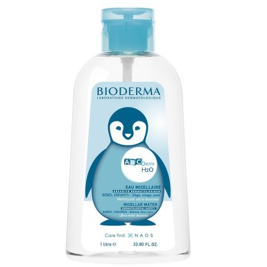 Mama si copilul - Bioderma ABC Derm H2O Lotiune Micelara cu Pompa Inversa x 1000 ml