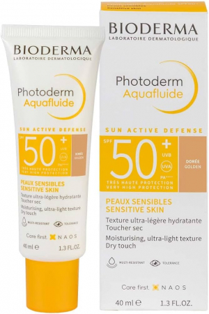 Protectie solara - Bioderma Photoderm Aquafluide Doree SPF50+ x 40 ml