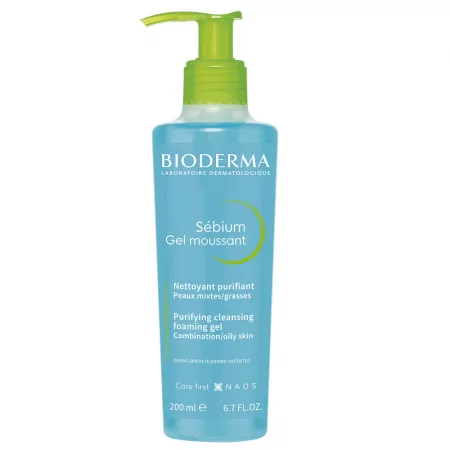 Ingrijire ten - Bioderma Sebium Gel Spumant x 200 ml