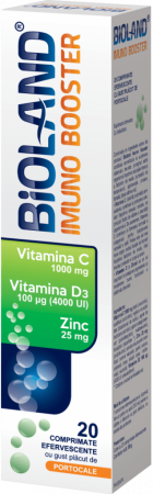 Suplimente alimentare/Dispozitive medicale - Bioland Imuno Booster x 20 cpr. efervescente