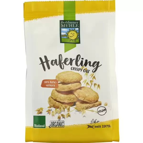 Biscuiti - Bohlsener Muehle Biscuiti Crocanti Din Ovaz Vegani Bio x 125 g