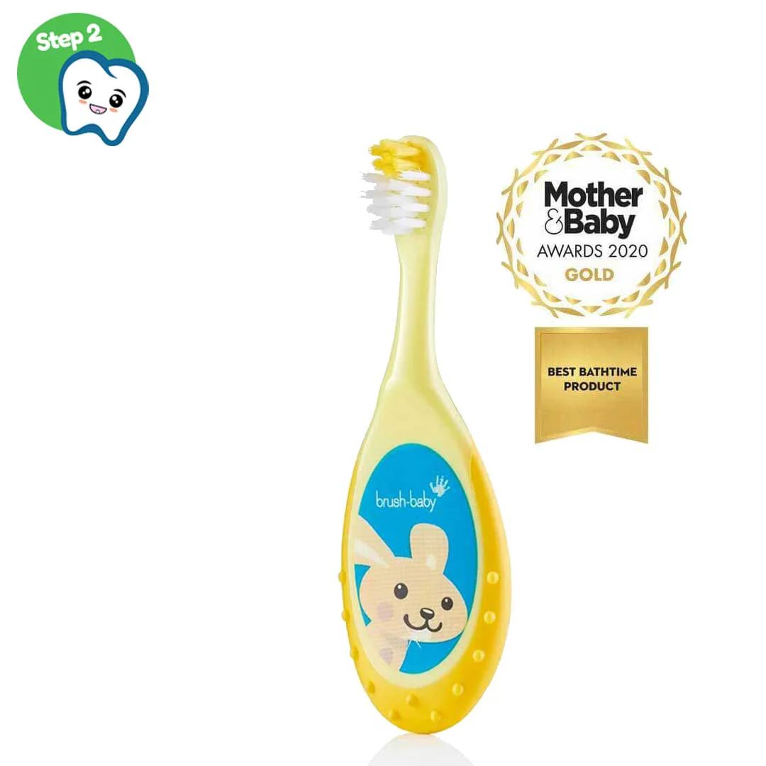 Igiena orala - Brush Baby Flossbrush Periuta De Dinti 0-3 ani - BRB 207