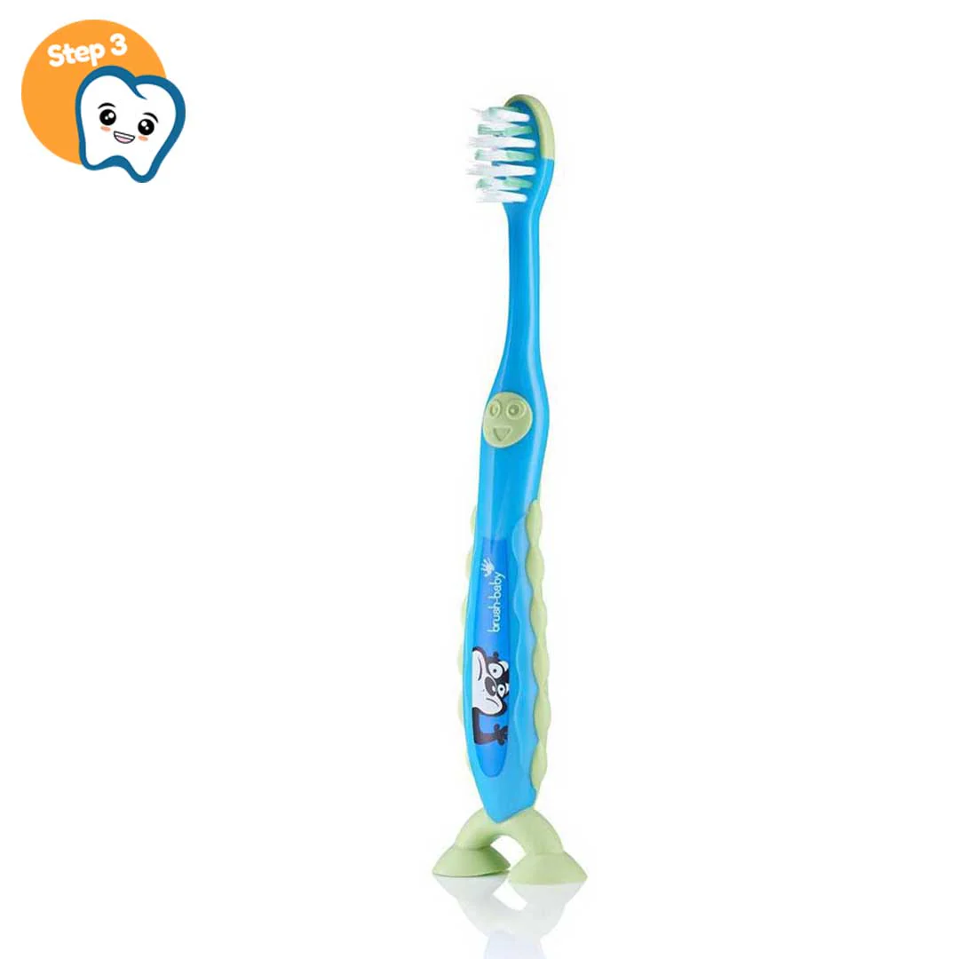 Igiena orala - Brush Baby Flossbrush Periuta De Dinti 3-6 ani - BRB 212
