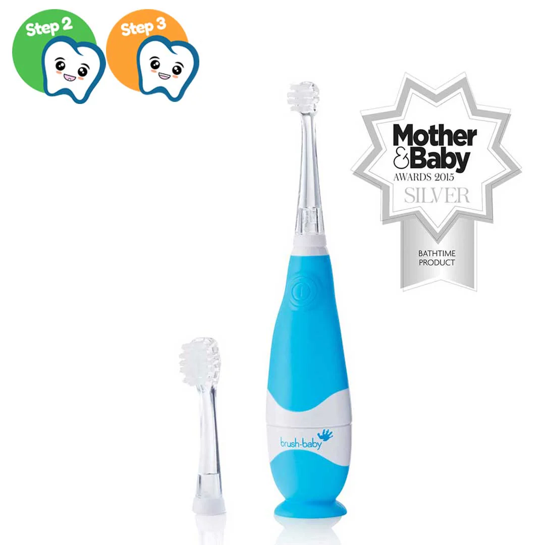 Igiena orala - Brush Baby Periuta De Dinti Electrica BabySonic Albastru 0-3 ani - BRB 157