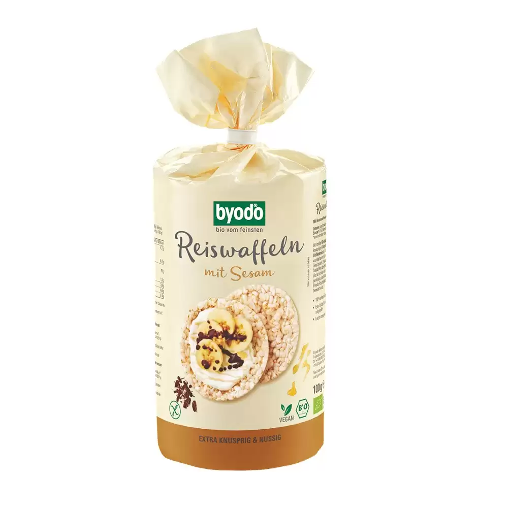Cereale si musli - Byodo Rondele Din Orez Expandat Si Susan Fara Gluten Eco x 100 g