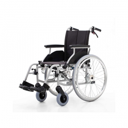 Carucioare cu rotile - Carucior Cu Rotile transport pacienti Cu Frana La Maner - YJ-AL001A