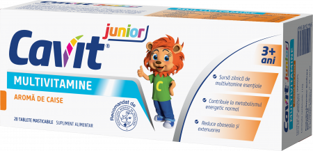 Vitamine si minerale - Cavit Junior Multivitamine Caise x 20 tb. masticabile