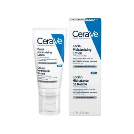 Ingrijire ten - CeraVe Crema Hidratanta Fata Pentru Ten Normal-Uscat x 52 ml