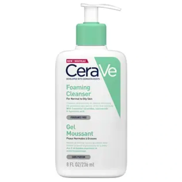 Ingrijire ten - CeraVe Gel de Curatare Spumant Pentru Piele Normal-Grasa x 236 ml