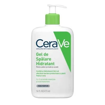 Ingrijire ten - CeraVe Gel de Spalare Hidratant Pentru Piele Normal-Uscata x 473 ml