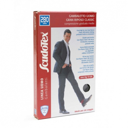 Scudotex - Ciorapi Preventivi Pentru Barbati S450 280 DEN Negru 3
