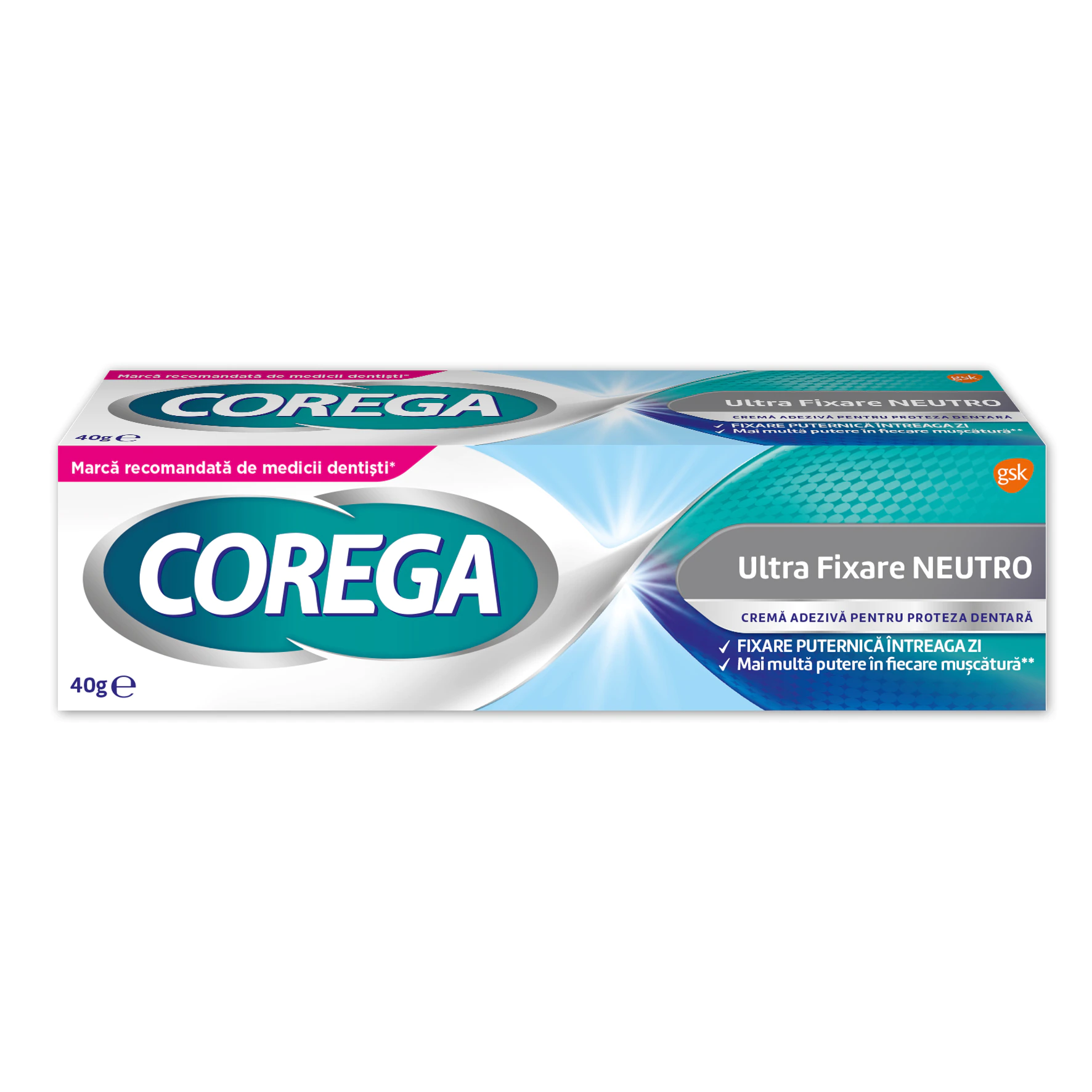 Igiena orala - Corega Ultra Fixare Neutro x 40 g