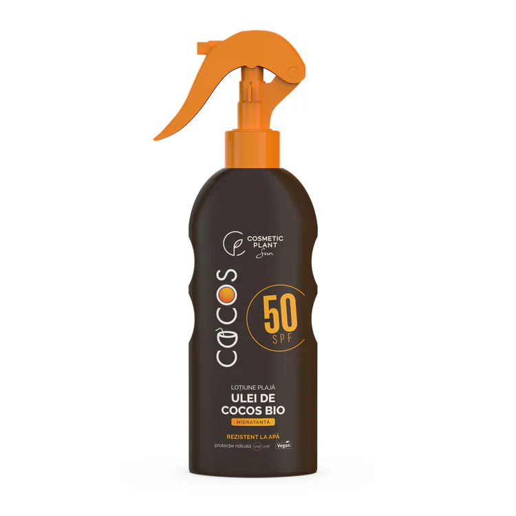Frumusete si ingrijire - Cosmetic Plant Emulsie Plaja Cocos Cu Ulei De Cocos Bio SPF50 x 200 ml