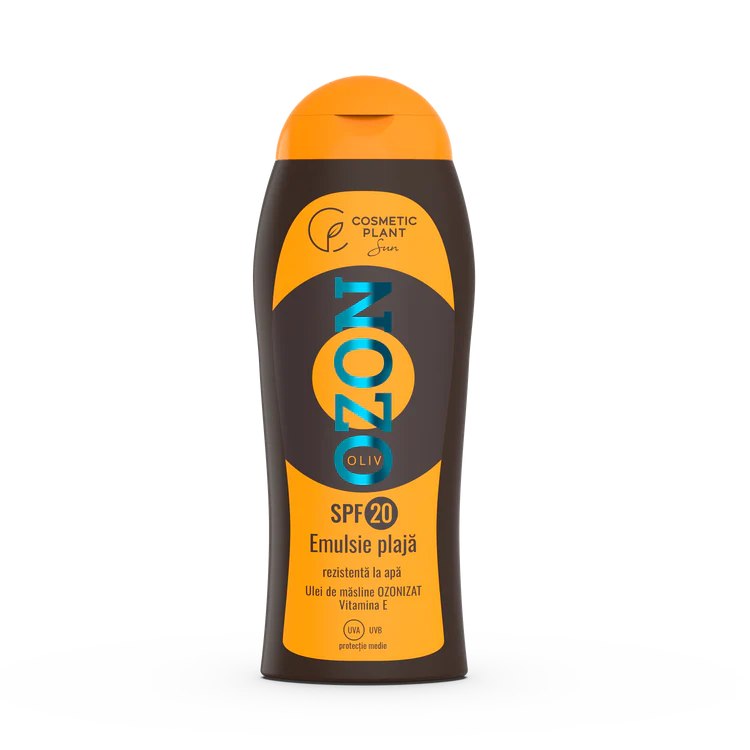 Frumusete si ingrijire - Cosmetic Plant Emulsie Plaja Ozon Rezistenta La Apa Cu Ulei De Masline Ozonizat SPF20 x 200 ml