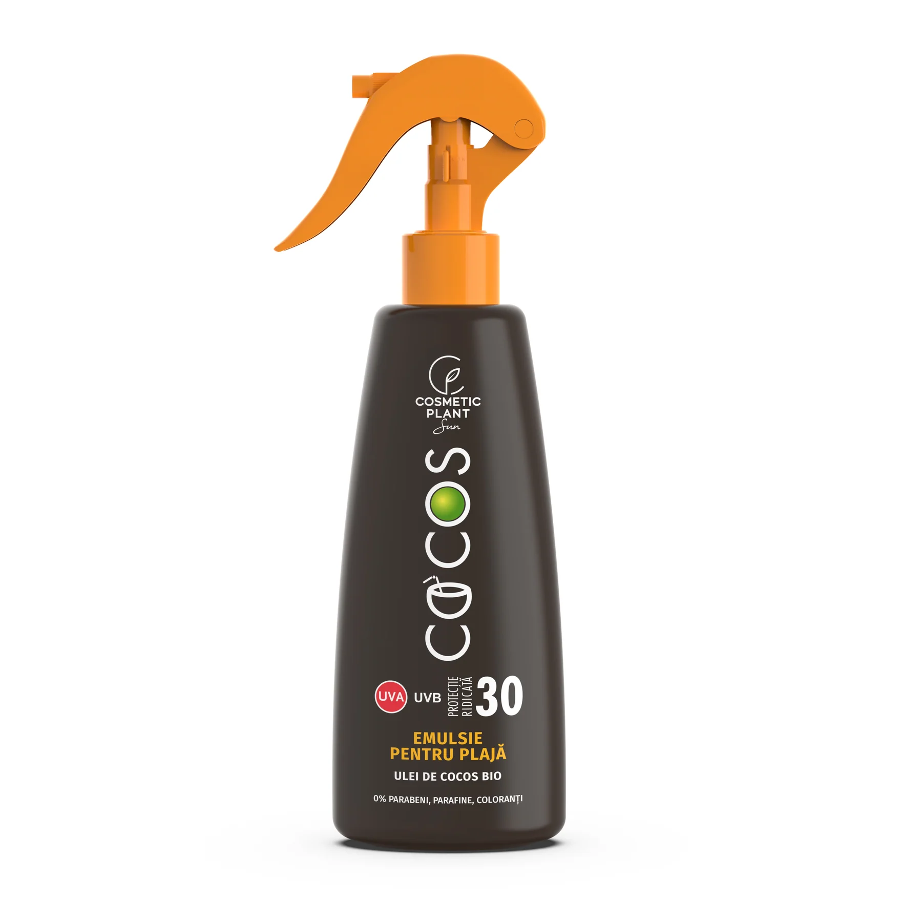 Protectie solara - Cosmetic Plant Emulsie Plaja Spray Cu Ulei De Cocos Bio SPF30 x 200 ml