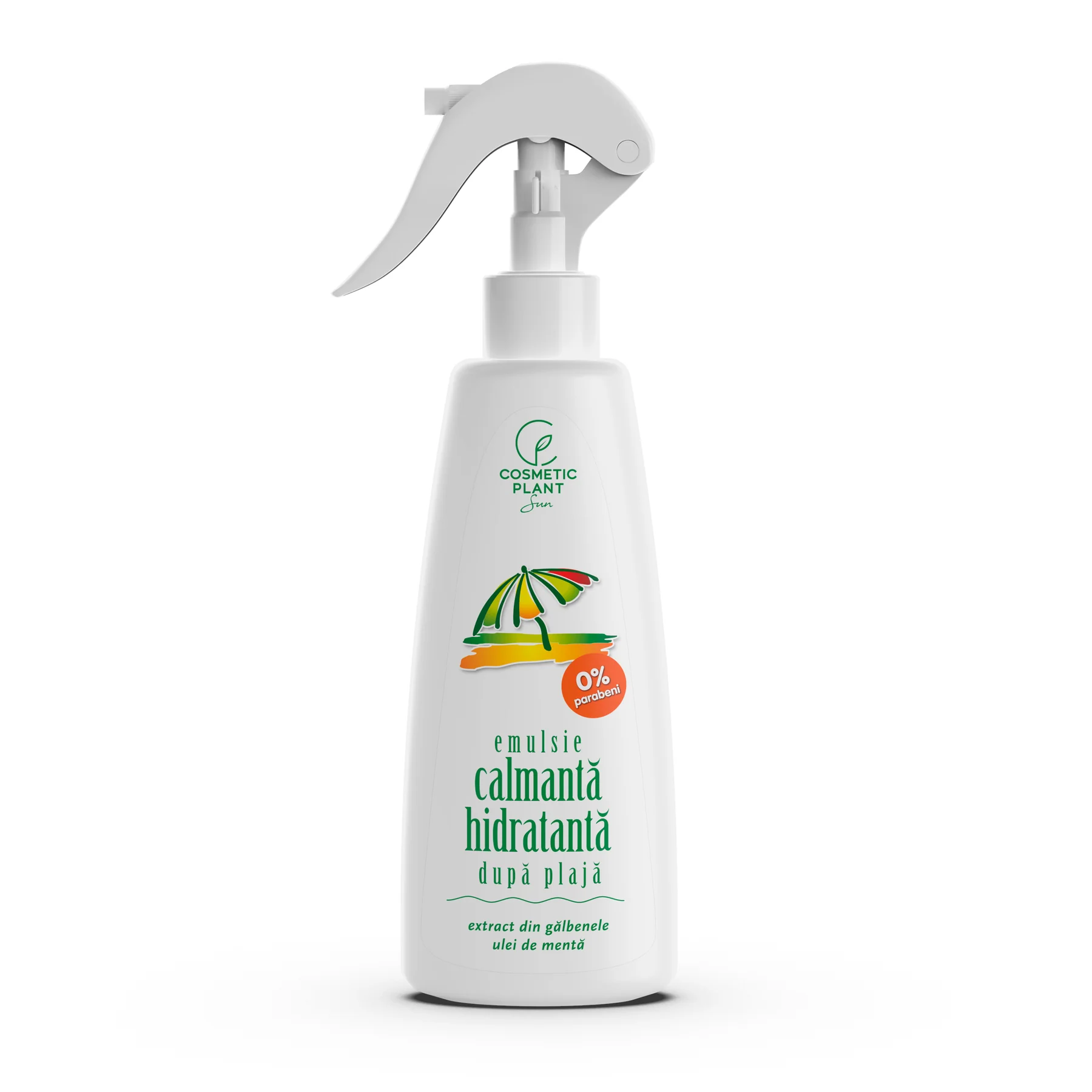 Protectie solara - Cosmetic Plant Emulsie Spray Calmanta Hidratanta Dupa Plaja Cu Ulei De Menta si Extract De Galbenele x 200 ml