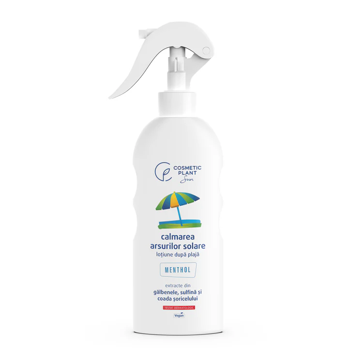 Frumusete si ingrijire - Cosmetic Plant Lotiune Dupa Plaja Pentru Calmarea Arsurilor Solare Cu Extract De Galbenele + Sulfina Si Coada Soricelului x 200 ml
