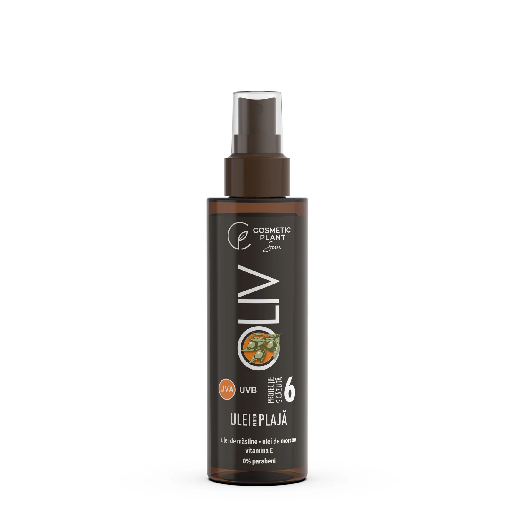 Protectie solara - Cosmetic Plant Oliv Ulei Pentru Plaja Spray Cu Ulei De Masline Si Ulei De Morcov SPF6 x 150 ml