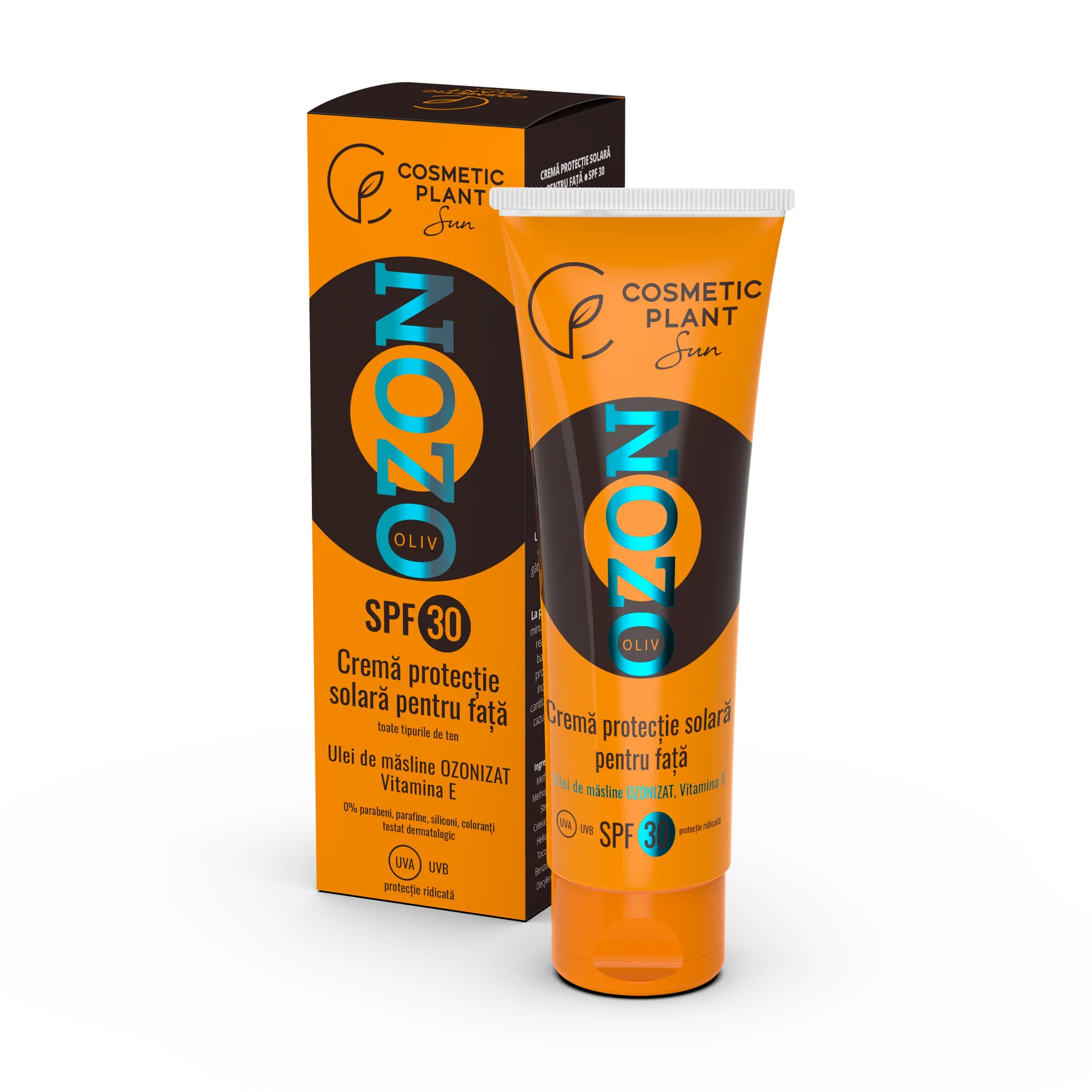 Protectie solara - Cosmetic Plant Ozon Crema Protectie Solara Pentru Fata Cu Ulei De Masline Ozonizat SPF30 x 50 ml
